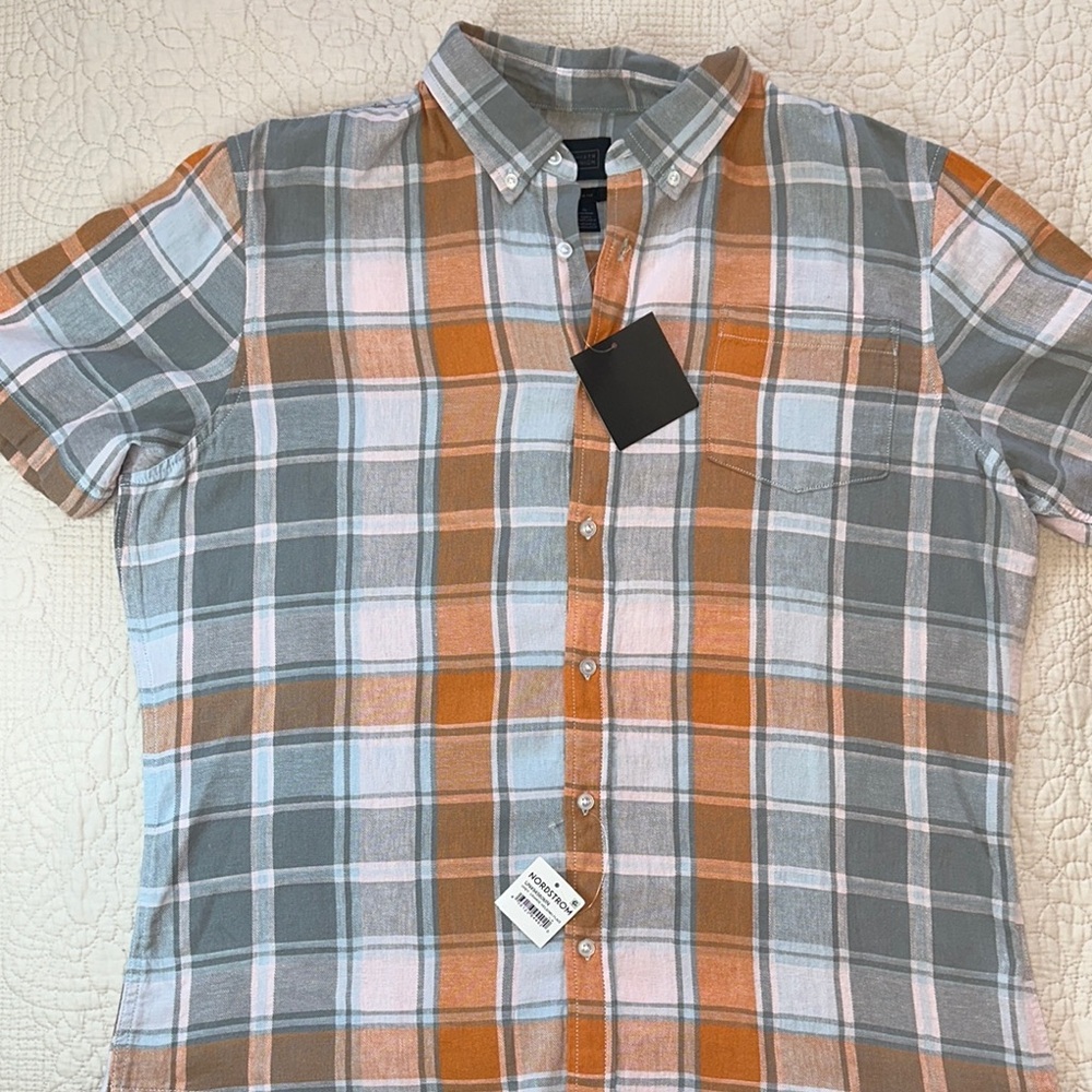 14th & Union Multicolor Plaid‎ Button Down Shirt